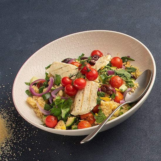 Bulgursalade met citroen/munt dressing