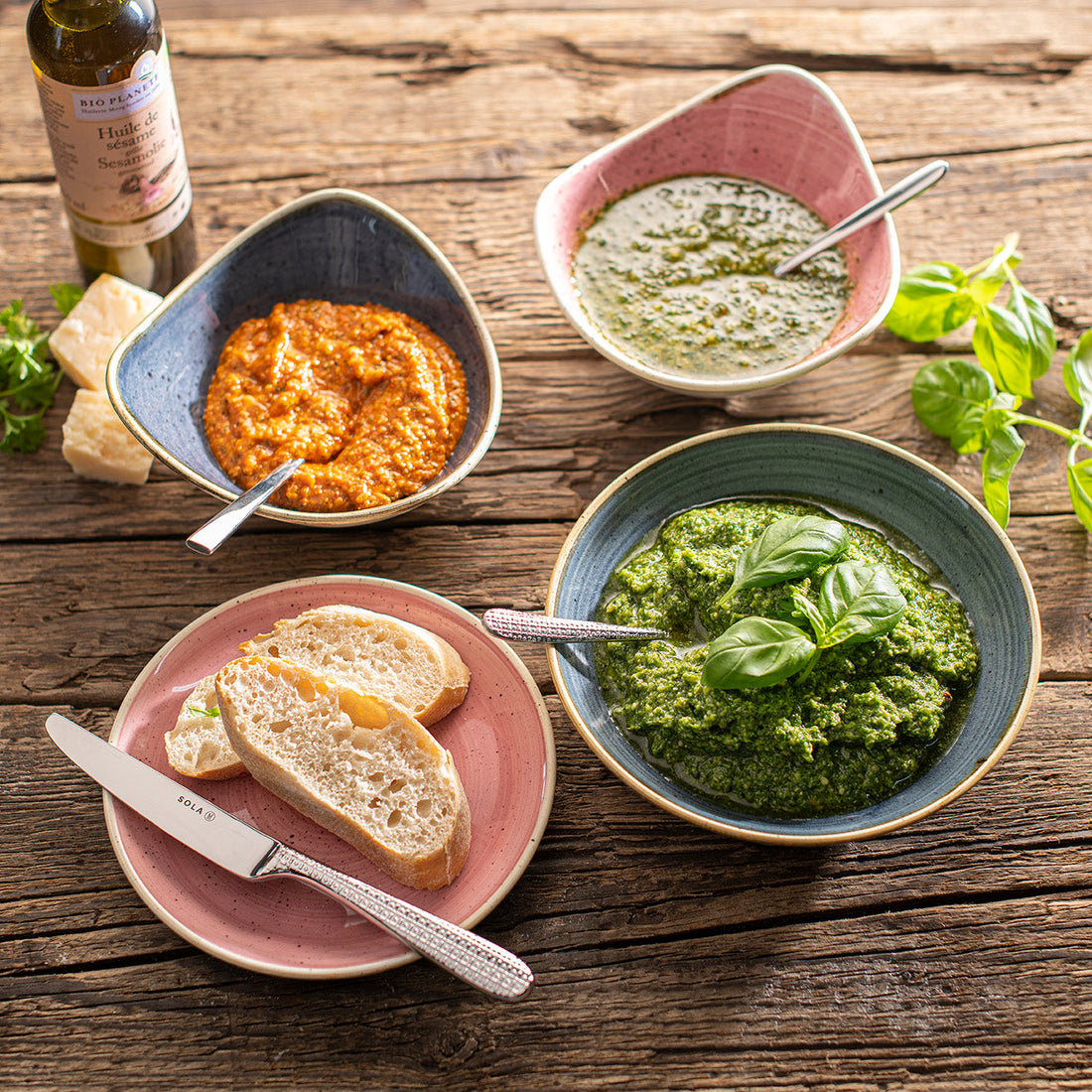 Pesto 3 ways