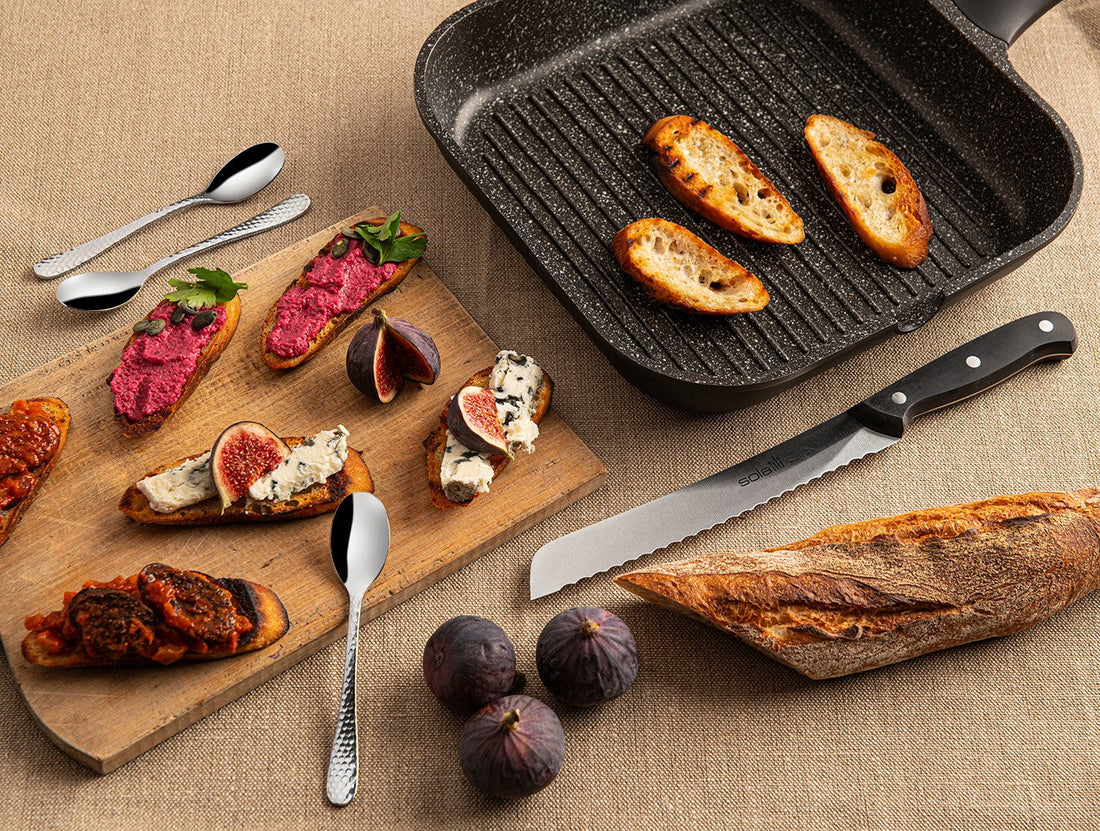 Crostini's met verschillende toppings