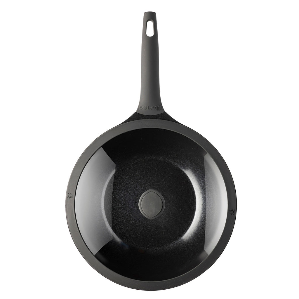 Wokpfanne mit Deckel 30 cm Ceramic Deluxe