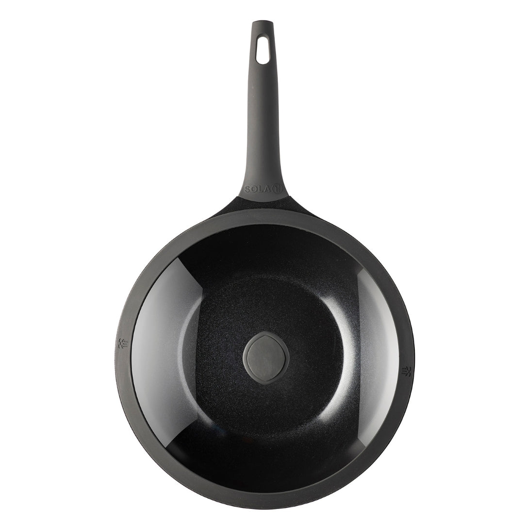 Wokpfanne mit Deckel 30 cm Ceramic Deluxe