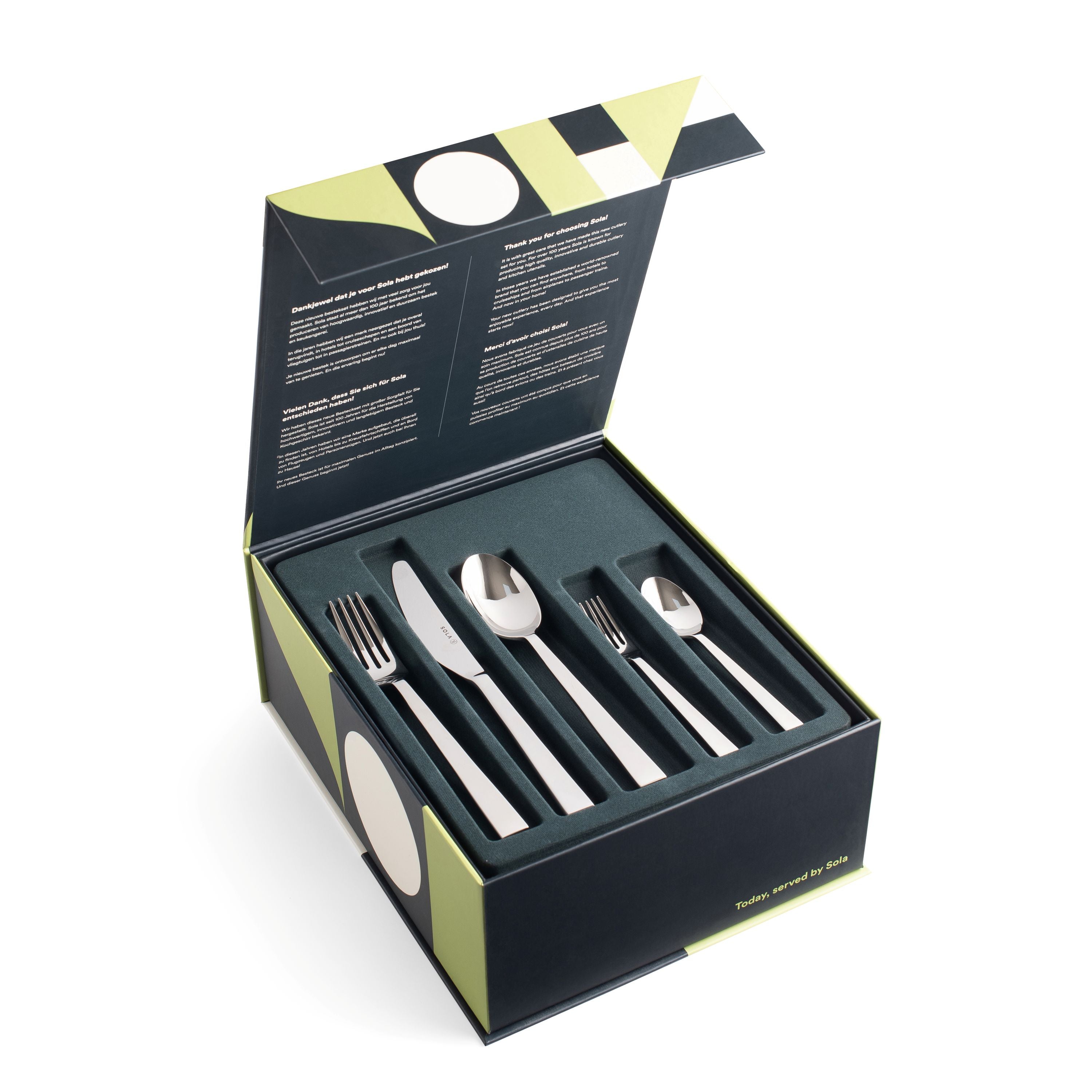 Besteckset 12 Personen 100-teilig Eclipse
