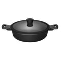 Paellapfanne mit deckel 28 cm Fair Cooking