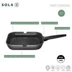 Grillpfanne 28 cm Fair Cooking