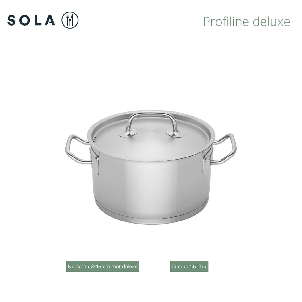 Profiline Deluxe Kochtopf 16 cm