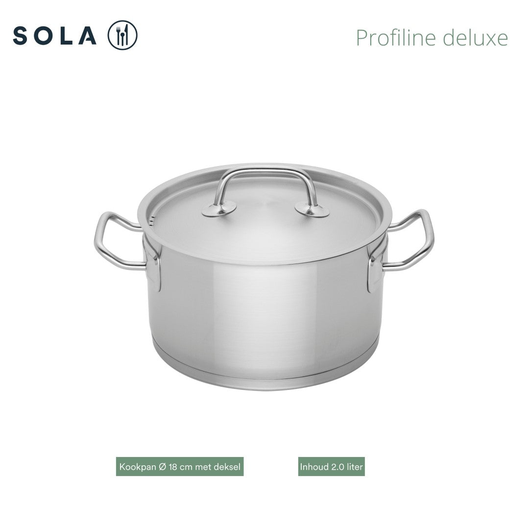 Profiline Deluxe Kochtopf 18 cm